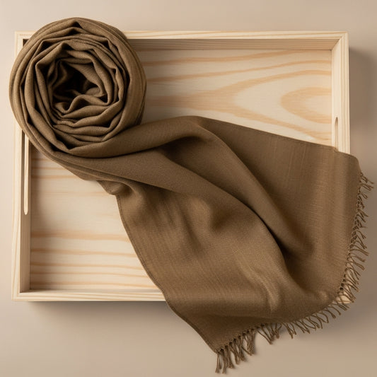 Turkish Scarfs - Camel Brown
