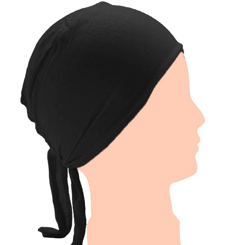 Tie-back Underscarf - Black