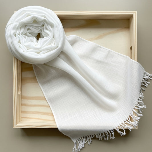 Turkish Scarfs - White